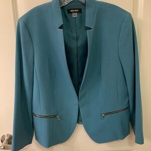 Nine West turquoise blazer